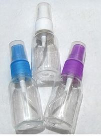35ml PVC Spray Bottle With Lid, Cosmetic Bottle Molded Plastic Containers With OEM