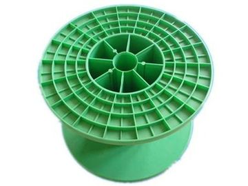 OEM ABS PP Plastic Electronic Enclosures Molded Parts For Packing Wire Green Cable Reel