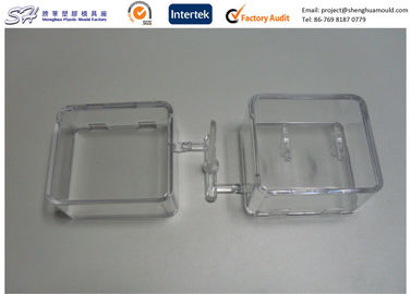 Small Clear Plastic Container Polycarbonate Injection Molding S136 Hardened 48 ~ 50HRC