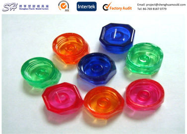 Custom ABS + PC Low Volume Plastic Injection Molding Products Red Blue Green Color