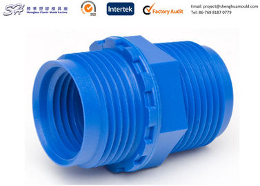 Bule Color Internal And External Threads Products Made By Injection Moulding