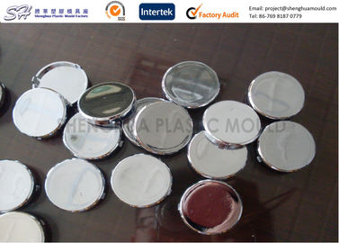 Chrome Plated Plastic Parts ABS Button Covers , Custom Injection Molding Service