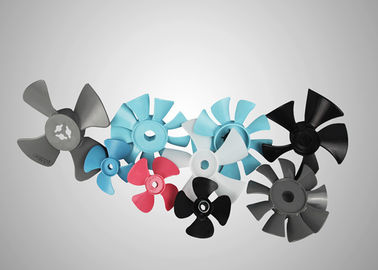 Injection Molding Part POM M90 Plastic Fan Blades Used in Motor / Pump