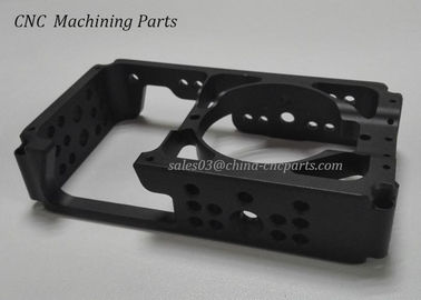 Black 5 Axis Cnc Machine Aluminum 6061 Anodized For Customized Electronic Part