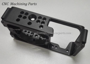 Black 5 Axis Cnc Machine Aluminum 6061 Anodized For Customized Electronic Part