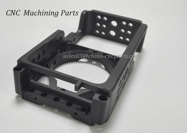 Black 5 Axis Cnc Machine Aluminum 6061 Anodized For Customized Electronic Part