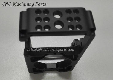 Black 5 Axis Cnc Machine Aluminum 6061 Anodized For Customized Electronic Part