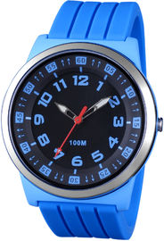 White Sports Mens Analog Watch / Rubber Silicone Analog Watches