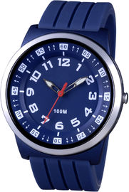 White Sports Mens Analog Watch / Rubber Silicone Analog Watches