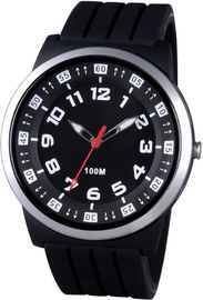 White Sports Mens Analog Watch / Rubber Silicone Analog Watches
