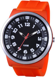 White Sports Mens Analog Watch / Rubber Silicone Analog Watches